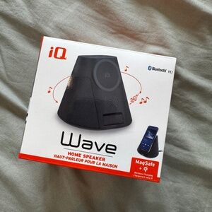 ALL IN ONE Wireless charging IQ Bluetooth WAVE HOME SPEAKER with MagSafe NWT